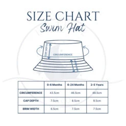 Little E & Co - Reversible Swim Hat | Butterflies - Little E & Co -MY LITTLE SHOP SIZE CHART SWIM HAT ba21f29a 68f2 4dd8 b392 6fe8c1895698