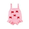Bows Knitted Romper | Pink - Affordable Baby