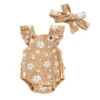 Frilly Bum Waffle Romper | Brown - Affordable Baby -MY LITTLE SHOP Sb15e5cd84524435da815589fed549210f