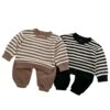 Waffled Stripe Set | 2 Colours - Affordable Baby -MY LITTLE SHOP Sb674a7f09baa485b88158fa0a3f6ec97d