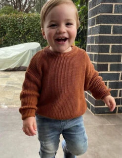 Cuddly Knit Sweater | Rust - Affordable Baby -MY LITTLE SHOP Screenshot2022 07 04112821