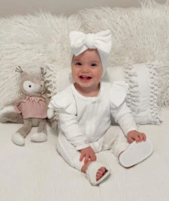 Ribbed Flutter Romper | White *CLEARANCE* - Affordable Baby -MY LITTLE SHOP Screenshot2022 11 29094341