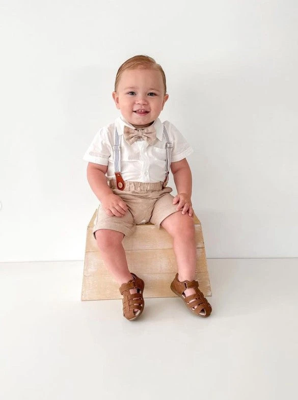 Arlo Bow Tie & Suspenders Set | Tan - Affordable Baby Arlo Bow Tie & Suspenders Set | Tan - Affordable Baby -MY LITTLE SHOP Screenshot2022 12 13104715