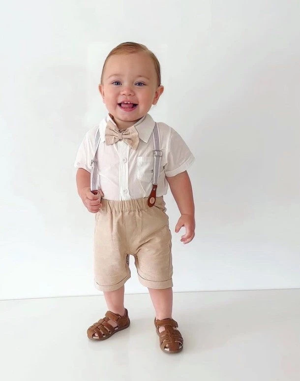 Arlo Bow Tie & Suspenders Set | Tan - Affordable Baby Arlo Bow Tie & Suspenders Set | Tan - Affordable Baby -MY LITTLE SHOP Screenshot2022 12 13104732