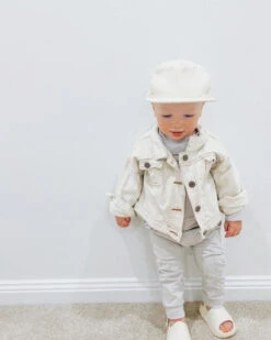 Distressed Denim Jacket | Sand - Affordable Baby -MY LITTLE SHOP Screenshot2023 07 10105947