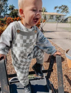 Gingham Knitted Jumpsuit | Sage - Affordable Baby -MY LITTLE SHOP Screenshot2023 07 14063451