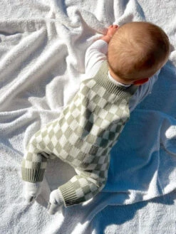 Gingham Knitted Jumpsuit | Sage - Affordable Baby -MY LITTLE SHOP Screenshot2023 07 20094631