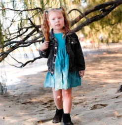 Ruffle Linen Dress | Teal - Affordable Baby -MY LITTLE SHOP Screenshot2023 08 14135632