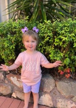 MLW By Design - Sassy Since Birth Tee | Various Colours - MLW By Design -MY LITTLE SHOP Screenshot2024 03 08073202