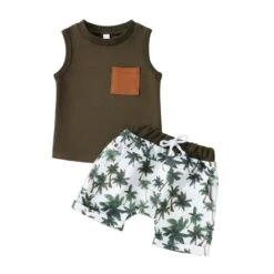 Olive Tank Palms Set - Affordable Baby -MY LITTLE SHOP Sd467d57ba33a4458b3d22228c8fc3c2eb
