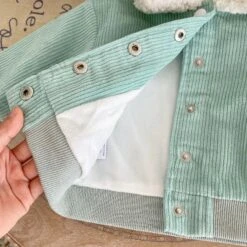 Mint Fluffy Collar Jacket - Affordable Baby -MY LITTLE SHOP Sd7b74f26b5b2417aae2b7aafe11b17ceg
