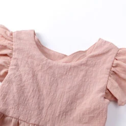 Ruffle Linen Dress | Blush - Affordable Baby -MY LITTLE SHOP Se03486ca75f34ce4bd35fdbc4a9354beC