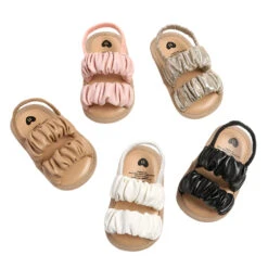 Scrunch Strap Sandals | Various Colours - Affordable Baby
