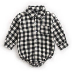 Plaid Button Down Romper | 3 Colours - Affordable Baby -MY LITTLE SHOP Sec409b3f163b49b88195051dd9204c0cK