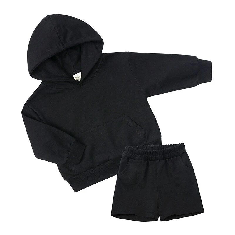 Shorts Tracksuit Set | Black - Affordable Baby Shorts Tracksuit Set | Black - Affordable Baby -MY LITTLE SHOP Sf8ce58aefbd24bedb13dbc344bfff463M