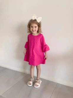Small Land - Sienna Raspberry Rose Dress - Small Land 6 Small Land - Sienna Raspberry Rose Dress - Small Land -MY LITTLE SHOP SiennaDress1