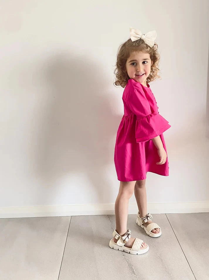 Small Land - Sienna Raspberry Rose Dress - Small Land Small Land - Sienna Raspberry Rose Dress - Small Land -MY LITTLE SHOP SiennaDress4