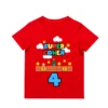 MLW By Design - Personalised SUPER Birthday Tee | Various Ages & Colours - MLW By Design 1 MLW By Design - Personalised SUPER Birthday Tee | Various Ages & Colours - MLW By Design -MY LITTLE SHOP SuperMario 15