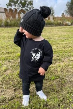 MLW By Design - Melting Skull Tee | Black Or White - MLW By Design -MY LITTLE SHOP Top