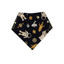 Pili Pala Collections - Handmade Dribble Bib | Astronaut - Pili Pala Collections