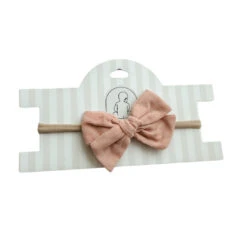 Pop Ya Tot - Baby Bow Headband | Pink Cord - Pop Ya Tot