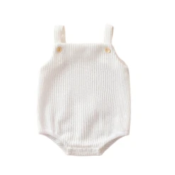 Jax Romper | White - Affordable Baby