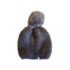 Rupert & Mila - Grey Pompom Beanie *CLEARANCE* - Rupert & Mila