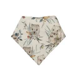 Pili Pala Collections - Handmade Dribble Bib | Winnie Wombat - Pili Pala Collections