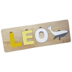 Timber Tinkers - Classic Name Puzzle | Yellows - Timber Tinkers