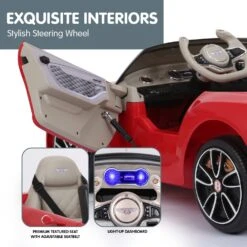 Bentley Exp 12 Speed 6E Licensed Kids Ride On Electric Car - Red - Toy Warehouse -MY LITTLE SHOP V240 CAR BEN RD 70544 02