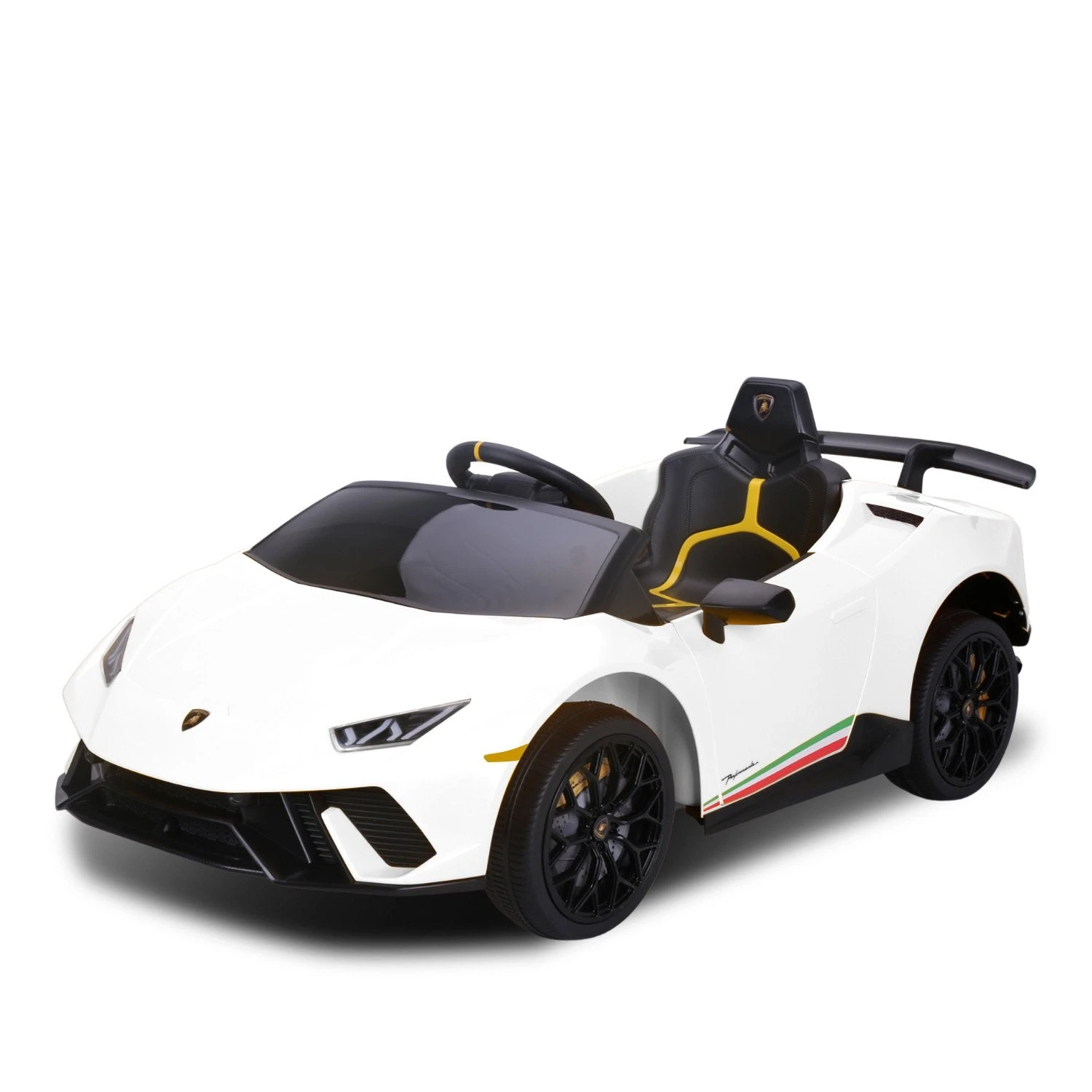 Lamborghini Performante Kids Electric Ride On Car - White - Toy Warehouse Lamborghini Performante Kids Electric Ride On Car - White - Toy Warehouse -MY LITTLE SHOP V240 CAR LAM WH 70539 00