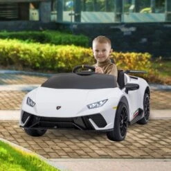 Lamborghini Performante Kids Electric Ride On Car - White - Toy Warehouse 10 Lamborghini Performante Kids Electric Ride On Car - White - Toy Warehouse -MY LITTLE SHOP V240 CAR LAM WH 70539 08