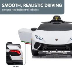 Lamborghini Performante Kids Electric Ride On Car - White - Toy Warehouse 11 Lamborghini Performante Kids Electric Ride On Car - White - Toy Warehouse -MY LITTLE SHOP V240 CAR LAM WH 70539 09