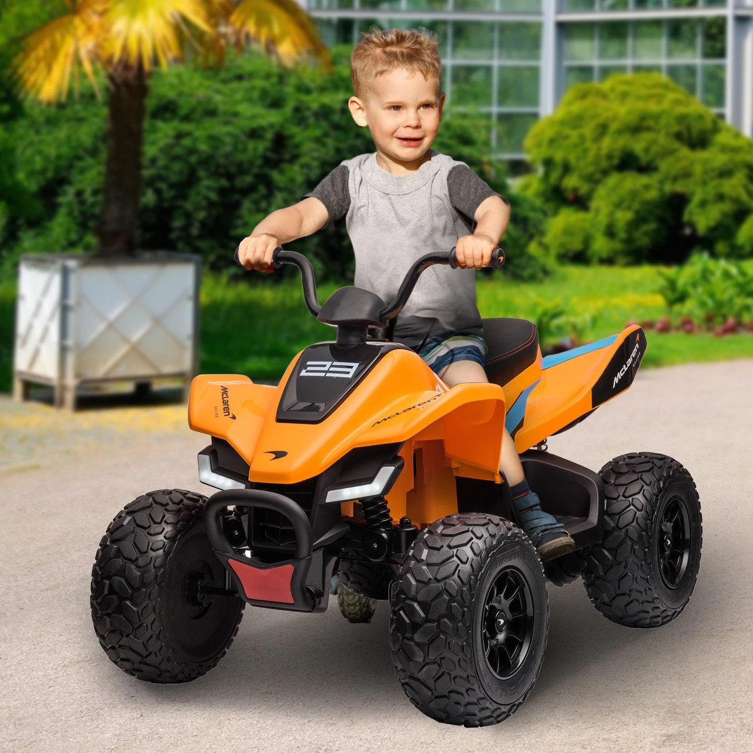 MCL35 McLaren Electric Ride On Quad - Orange - Toy Warehouse MCL35 McLaren Electric Ride On Quad - Orange - Toy Warehouse -MY LITTLE SHOP V240 CAR MCL 35L OR 70528 04