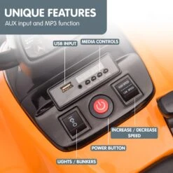 MCL35 McLaren Electric Ride On Quad - Orange - Toy Warehouse 6 MCL35 McLaren Electric Ride On Quad - Orange - Toy Warehouse -MY LITTLE SHOP V240 CAR MCL 35L OR 70528 05