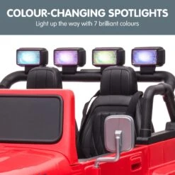 Licensed Toyota FJ-40 Electric Kids Ride On Car- Red - Toy Warehouse 6 Licensed Toyota FJ-40 Electric Kids Ride On Car- Red - Toy Warehouse -MY LITTLE SHOP V240 CAR TYT FJ40 RD 70538 04