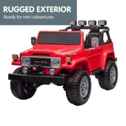 Licensed Toyota FJ-40 Electric Kids Ride On Car- Red - Toy Warehouse 13 Licensed Toyota FJ-40 Electric Kids Ride On Car- Red - Toy Warehouse -MY LITTLE SHOP V240 CAR TYT FJ40 RD 70538 06