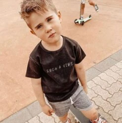 MLW By Design - Such A Vibe Stonewash Tee | Black Or Sand - MLW By Design -MY LITTLE SHOP VIbetee