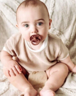 Lenox Waffle Bodysuit | Beige - Affordable Baby -MY LITTLE SHOP Wafflebeige