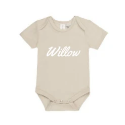 MLW By Design- Personalised Cursive Name Bodysuit | Various Colours - MLW By Design -MY LITTLE SHOP Willow 1