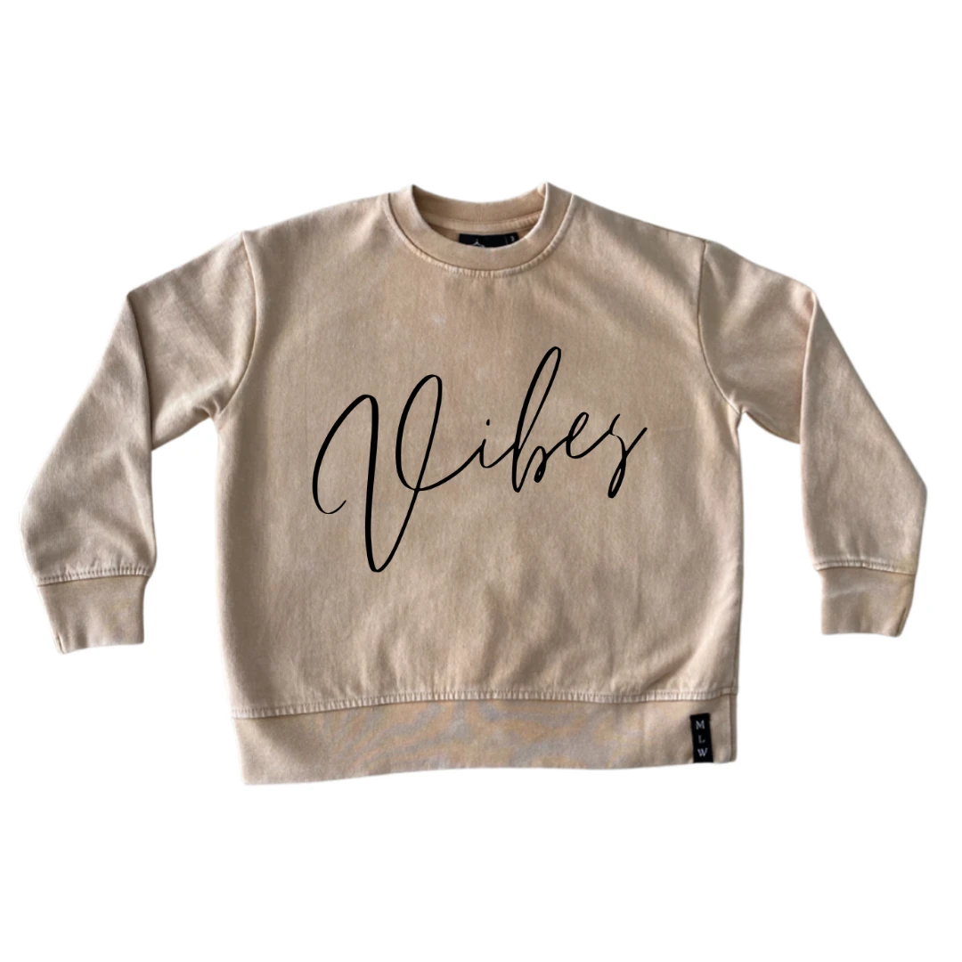 MLW By Design - Vibes Stonewash Jumper | Black or Sand - MLW By Design MLW By Design - Vibes Stonewash Jumper | Black Or Sand - MLW By Design -MY LITTLE SHOP Willow 13