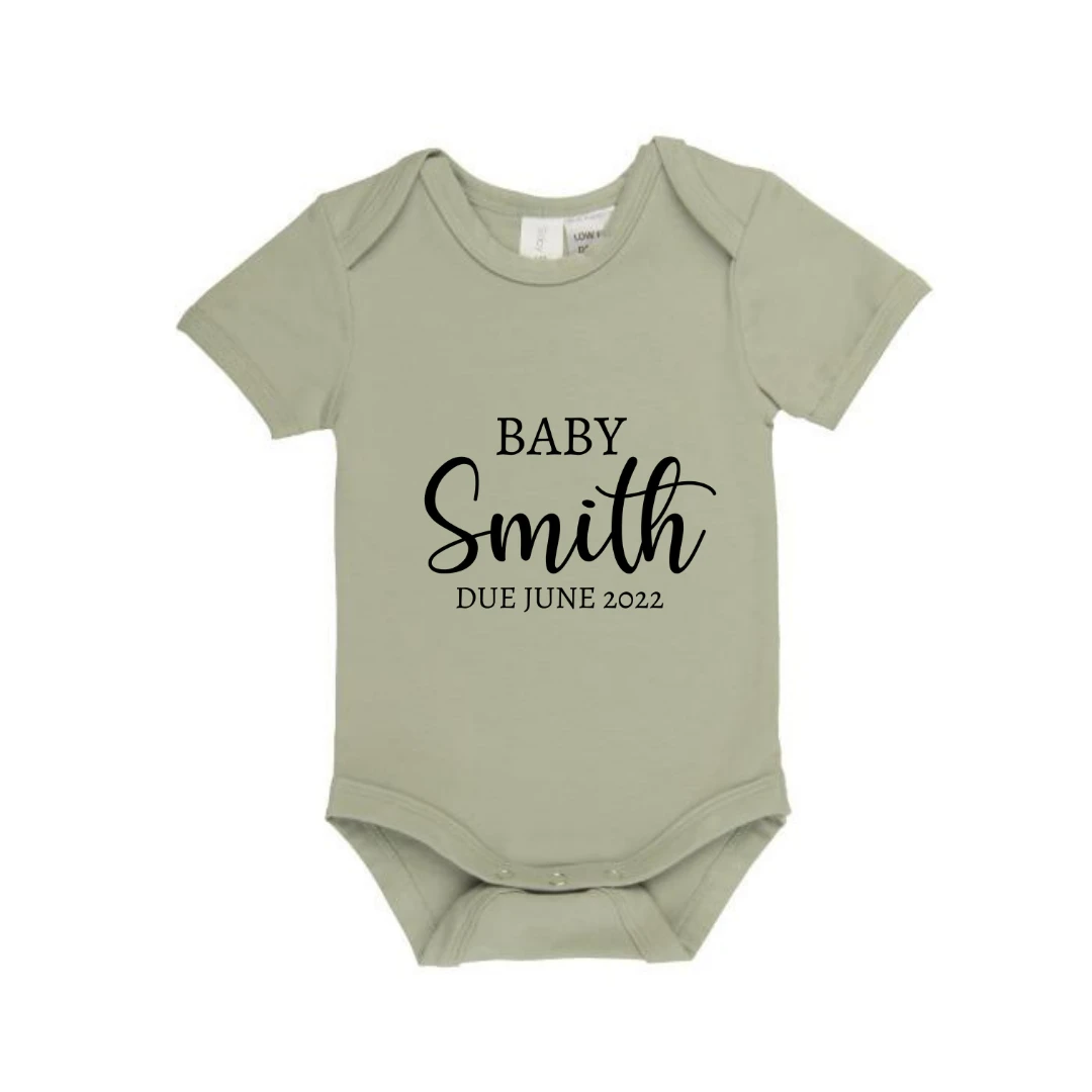 MLW By Design - Announcement Bodysuit | Various Colours - MLW By Design MLW By Design - Announcement Bodysuit | Various Colours - MLW By Design -MY LITTLE SHOP Willow 63