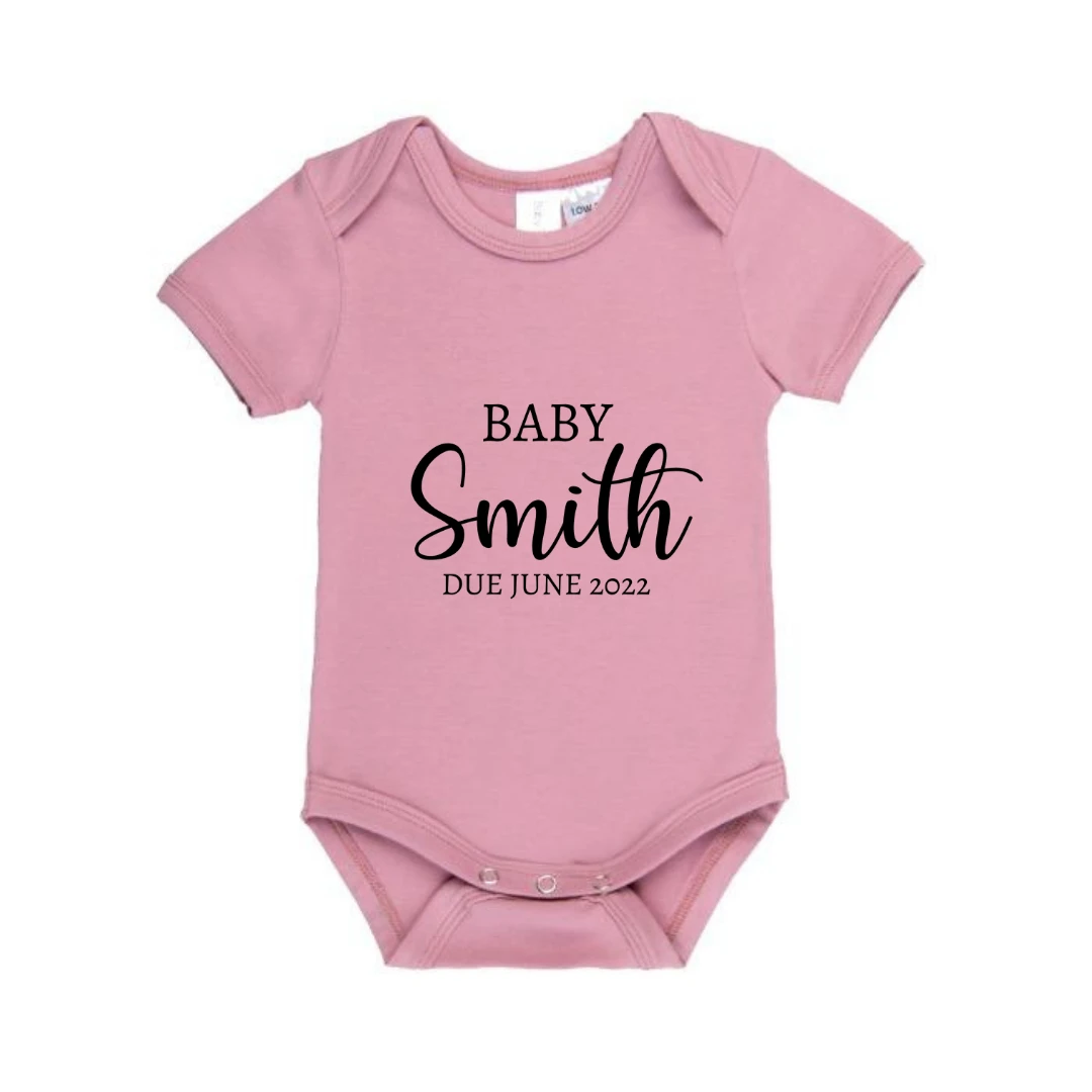 MLW By Design - Announcement Bodysuit | Various Colours - MLW By Design MLW By Design - Announcement Bodysuit | Various Colours - MLW By Design -MY LITTLE SHOP Willow 64