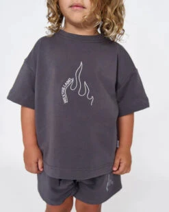 Wilx - Flame Shirt | Charcoal - Wilx