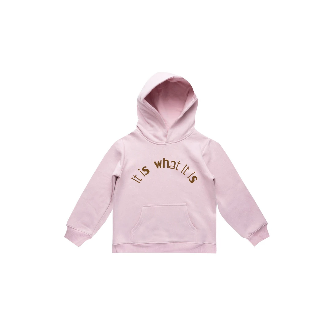 MLW By Design - It Is What It Is Kids Pink Fleece Hoodie - MLW By Design MLW By Design - It Is What It Is Kids Pink Fleece Hoodie - MLW By Design -MY LITTLE SHOP World 11