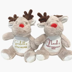 MLW By Design - Personalised Reindeer Plush | 2 Designs - MLW By Design