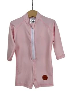 Kicky Swim - One Piece Rashguard Suit | Baby Pink - Kicky Swim