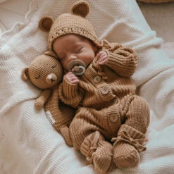 3 Little Crowns - Knitted Romper | Coco - 3 Little Crowns