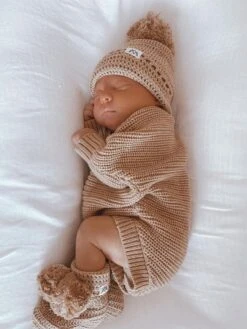 3 Little Crowns - Textured Knit Bodysuit | Coco - 3 Little Crowns -MY LITTLE SHOP cocoromper booties 1024x1024 2x 88bfc1da 9510 4fb1 8375 9bc33c09af60