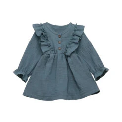 Anne-Marie Dress | Teal - Affordable Baby